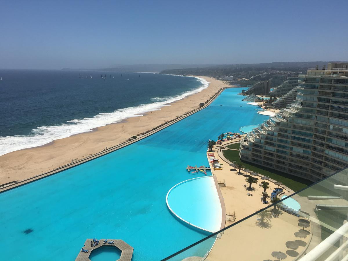 阿尔加罗沃Duplex Jacuzzi San Alfonso Del Mar公寓 外观 照片